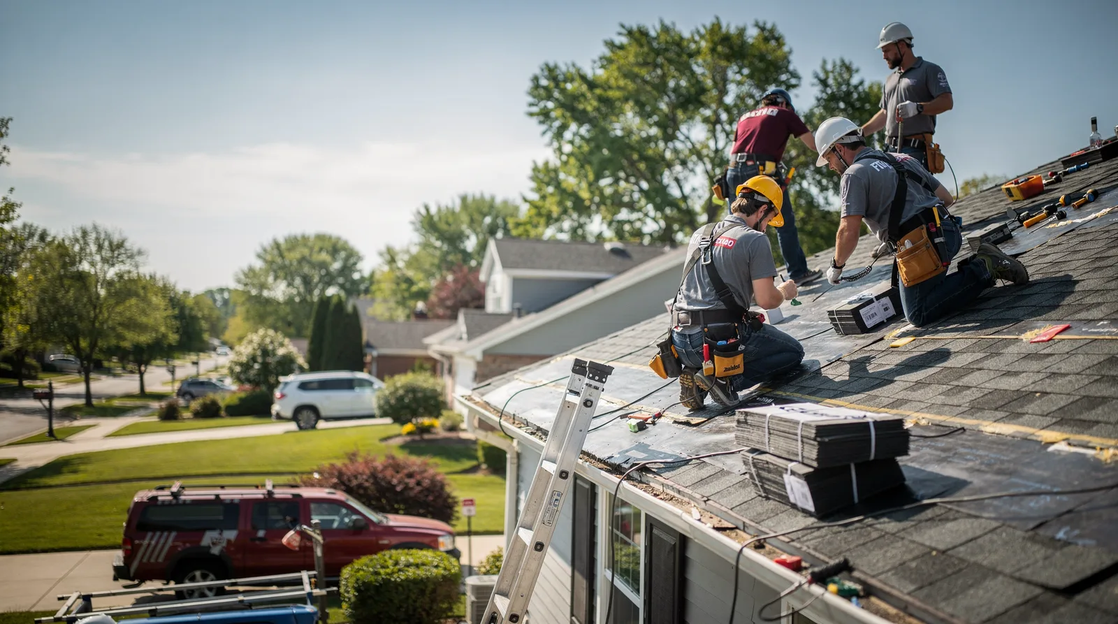Roof Repair in Wheaton, IL around you